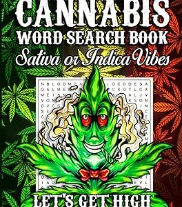 Cannabis Word Search Book: Sativa Or Indica Vibes
