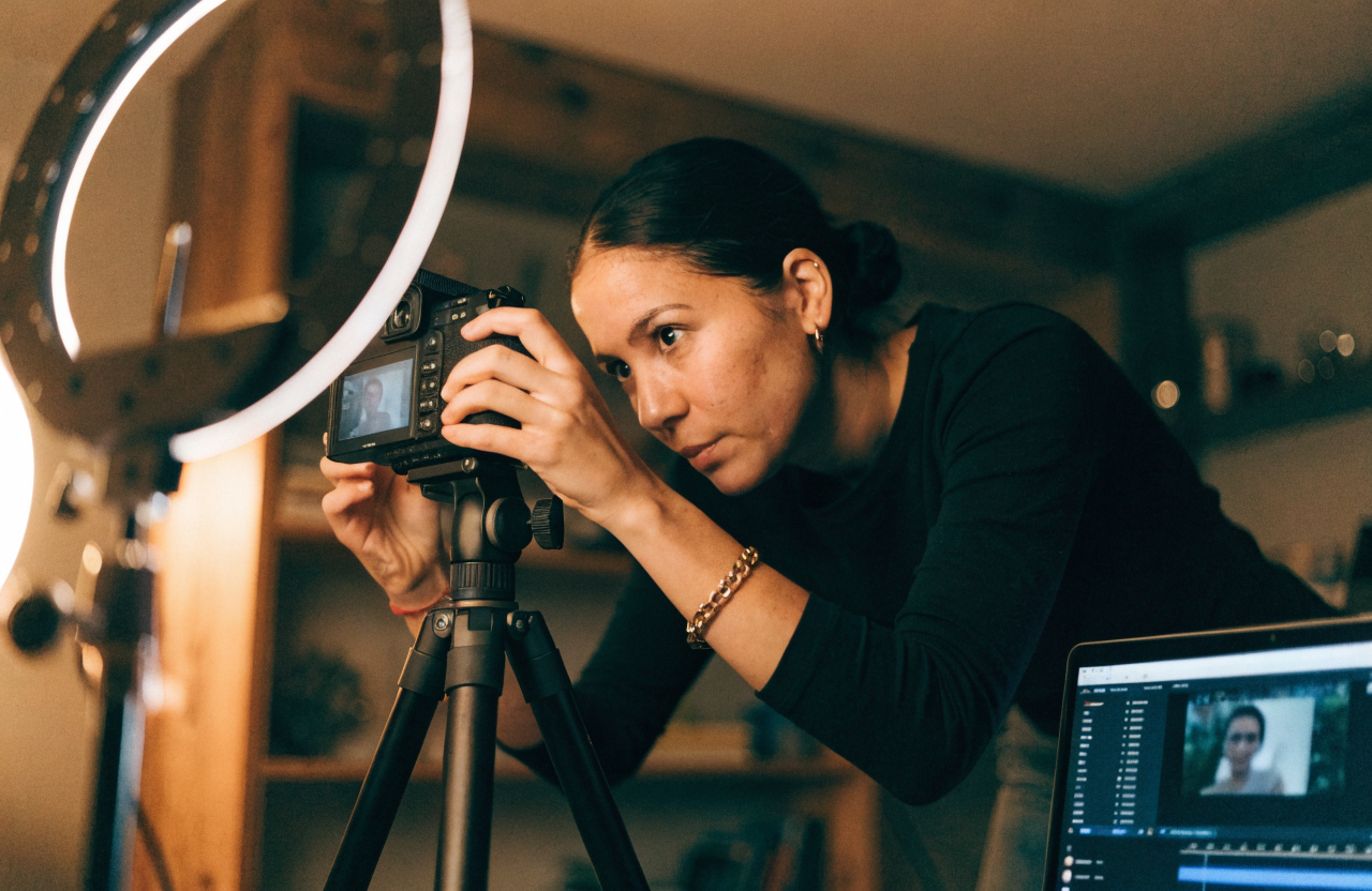 Checking the frame before going live